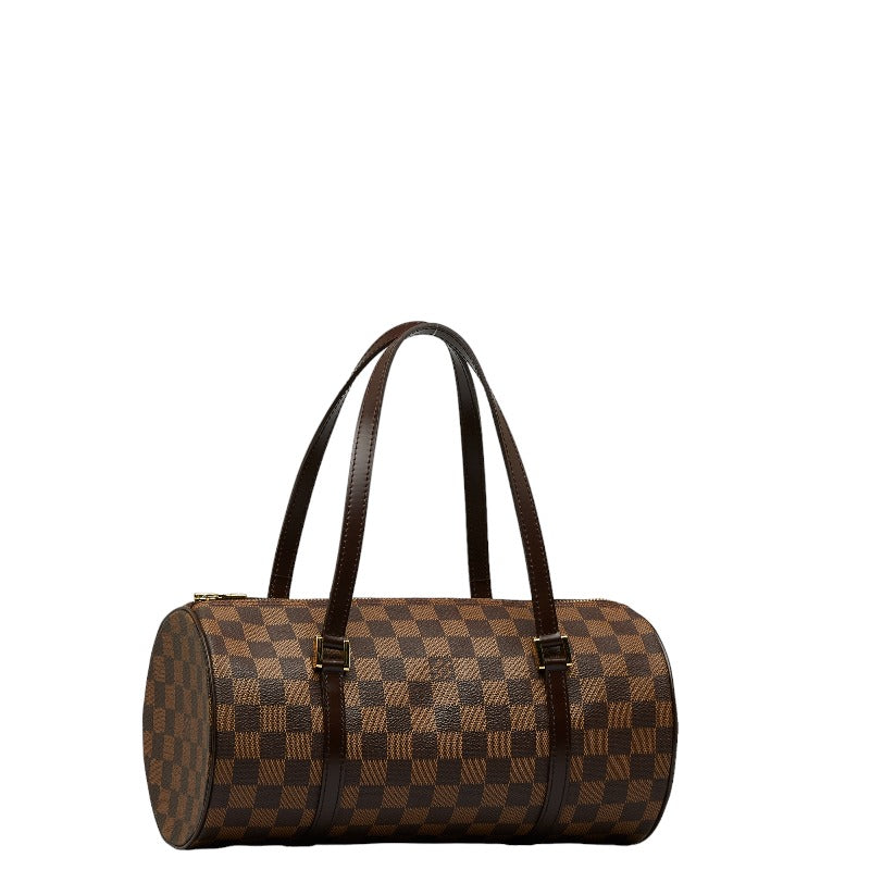 Louis Vuitton Damier Ebene Papillon Handbag N51303 Brown PVC Leather in Very Good Condition