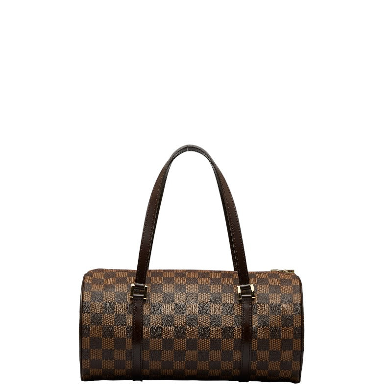 Louis Vuitton Damier Ebene Papillon Handbag N51303 Brown PVC Leather in Very Good Condition