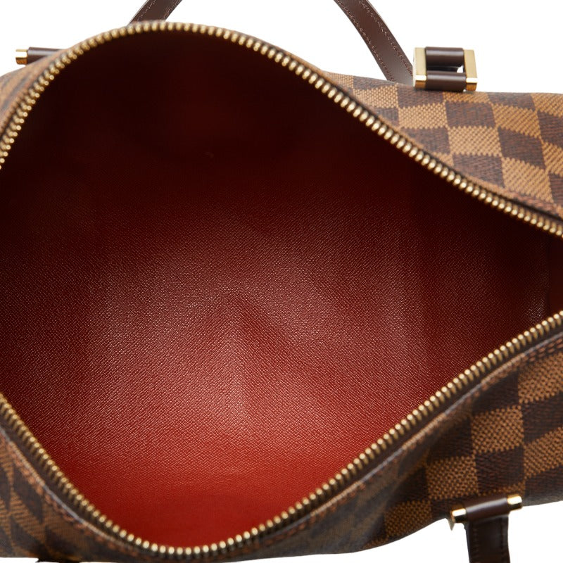 Louis Vuitton Damier Ebene Papillon Handbag N51303 Brown PVC Leather in Very Good Condition