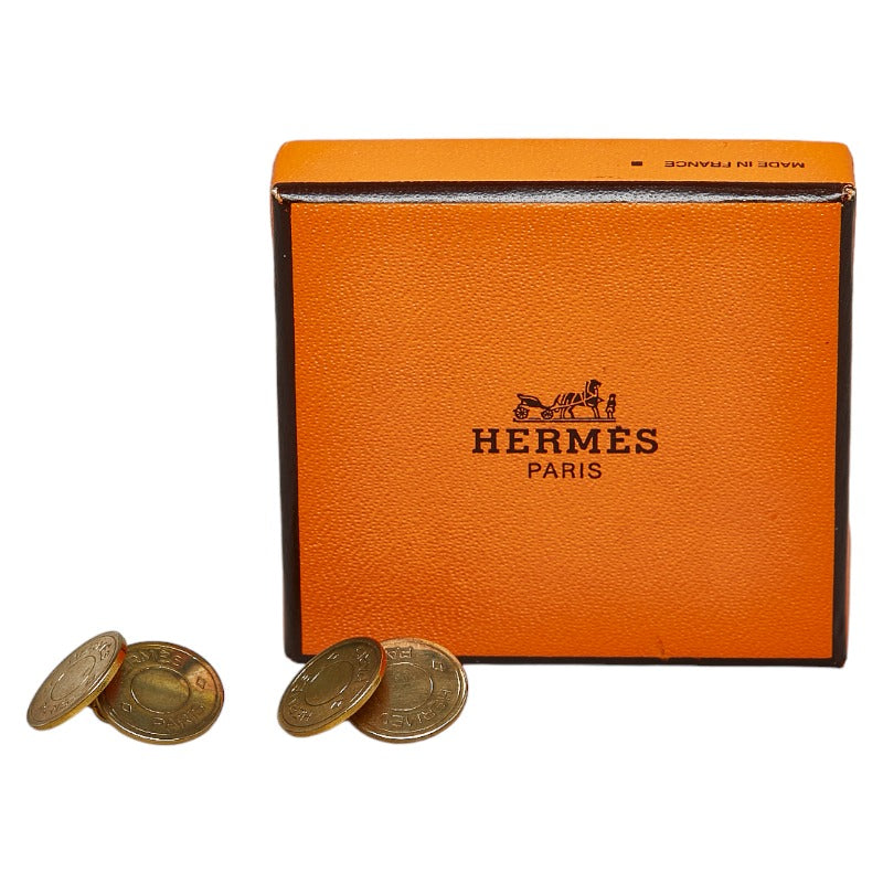 Hermes Gold Plated Cufflinks in Very Good Condition