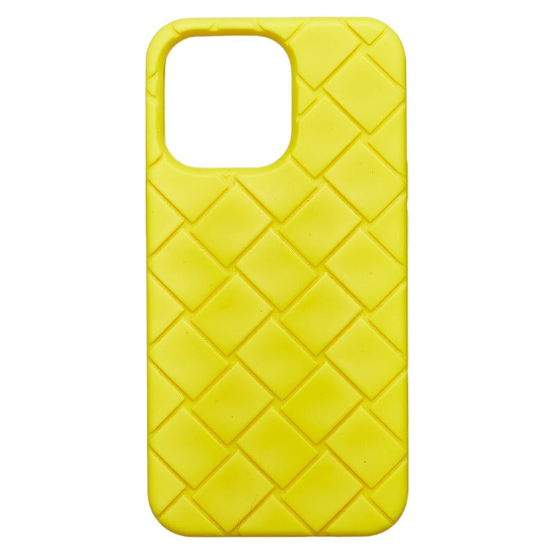 Bottega Veneta Intrecciato Rubber iPhone 13 Pro Case Yellow in Great Condition