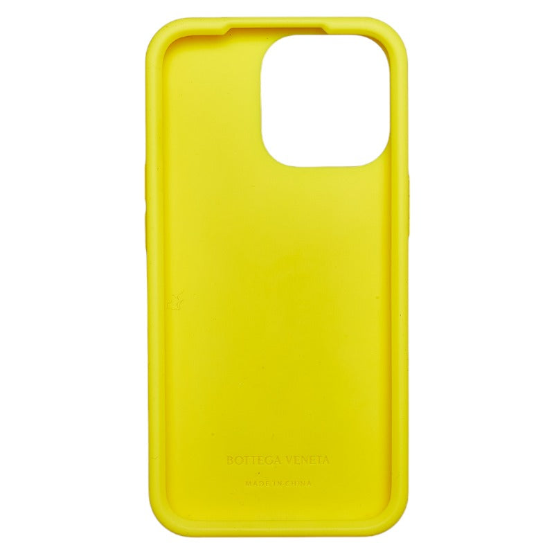 Bottega Veneta Intrecciato Rubber iPhone 13 Pro Case Yellow