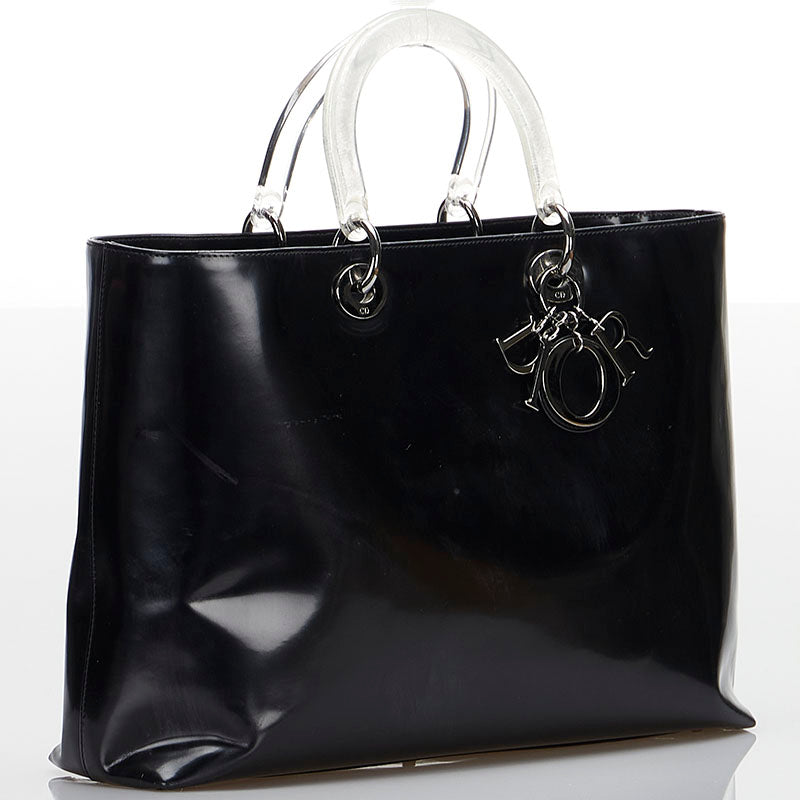 Leather Lady Dior Tote