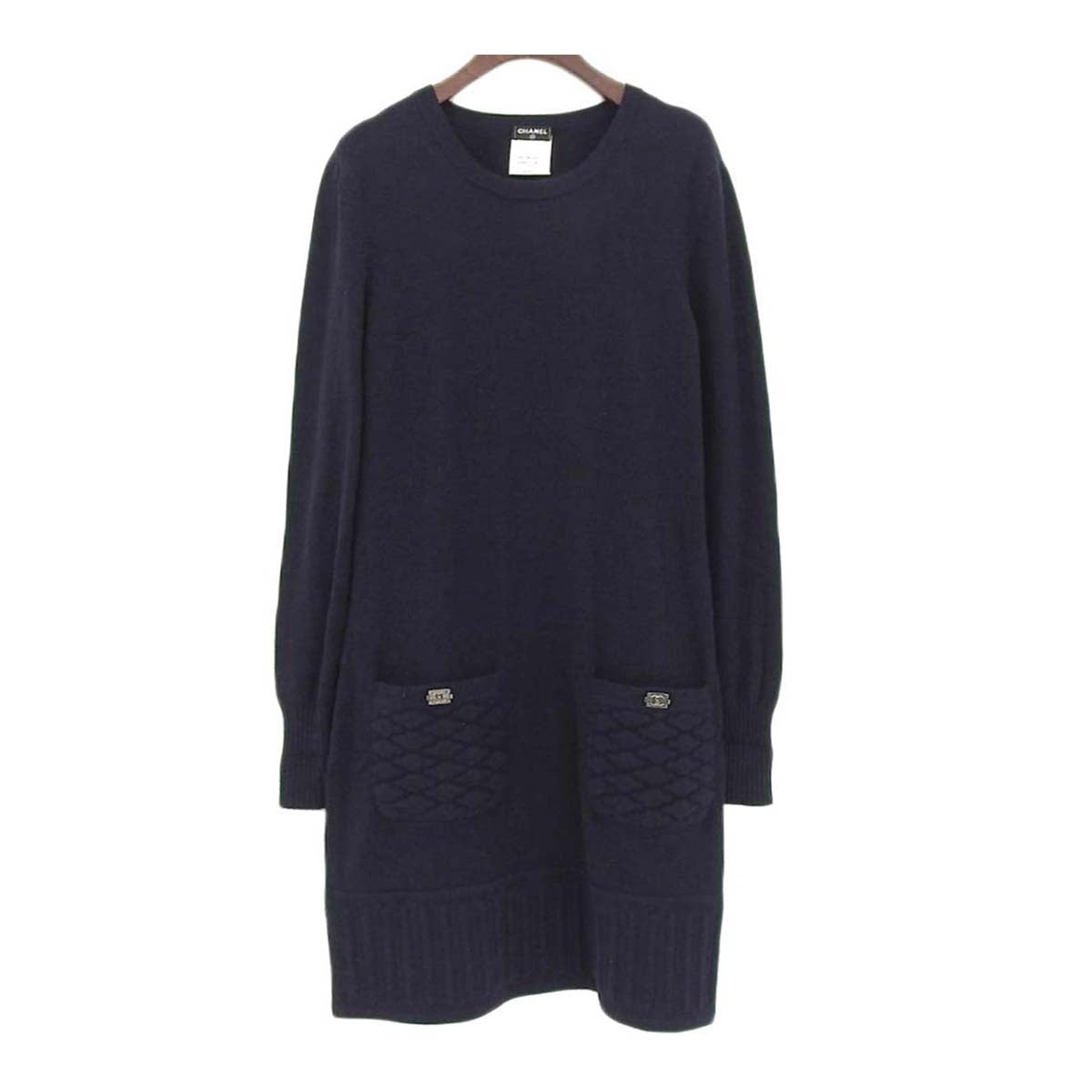 Chanel Navy Knit Dress P46779K05922