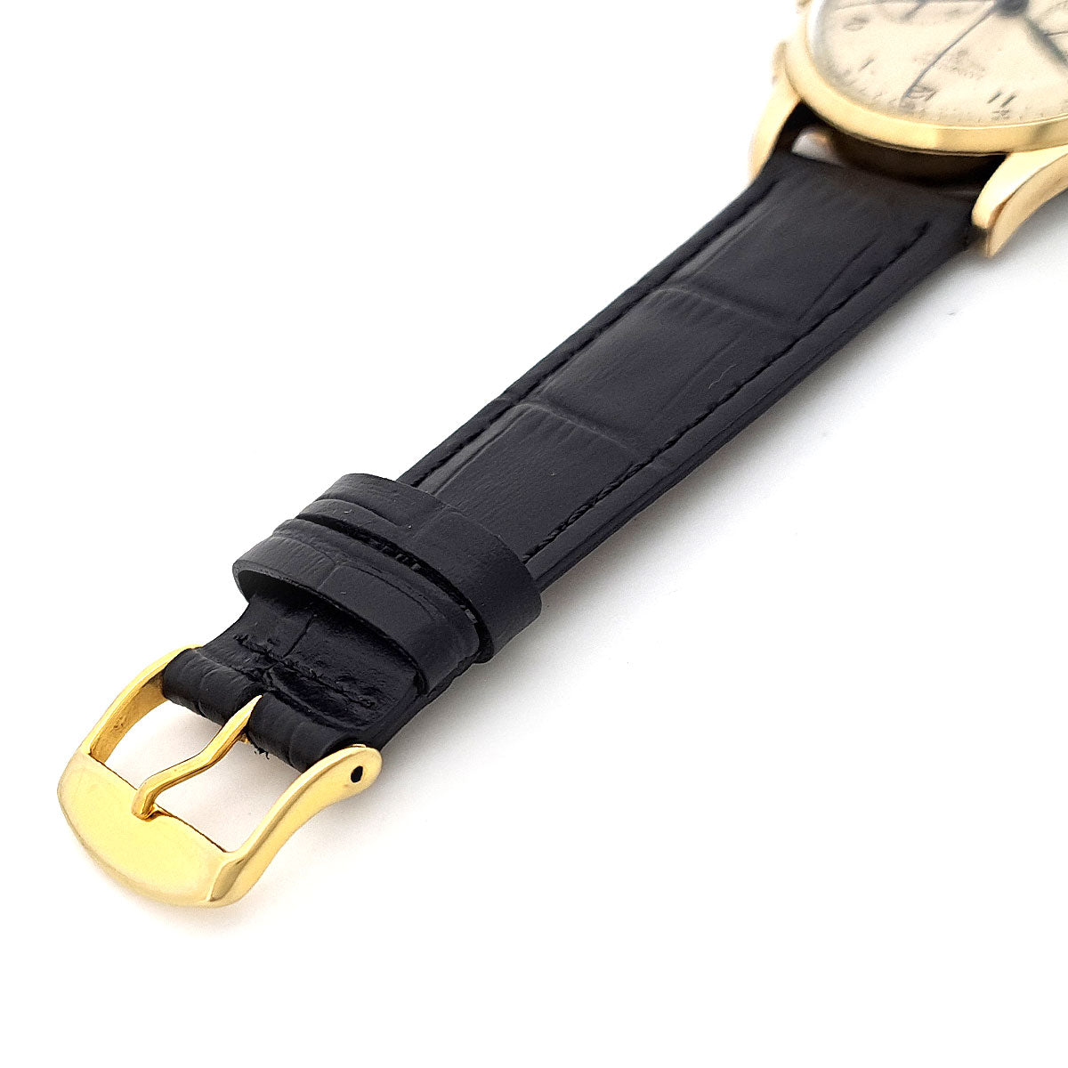 Longines Gold Plated Leather Manual Watch 5971 2