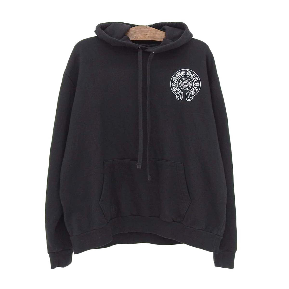 Chrome Hearts Black Hoodie Cotton Sweatshirt L