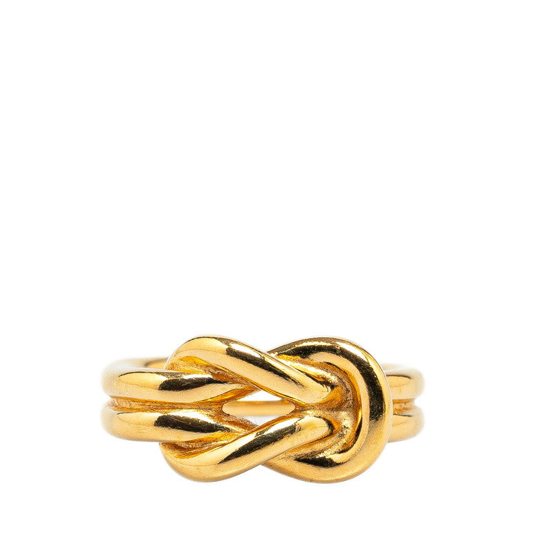 Hermes Gold Plated Scarf Ring