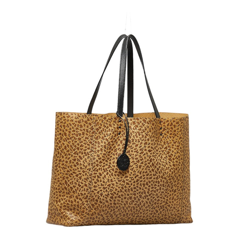 Bottega Veneta Intrecciomirage Leopard Print Leather Tote Leather Tote Bag in Good condition