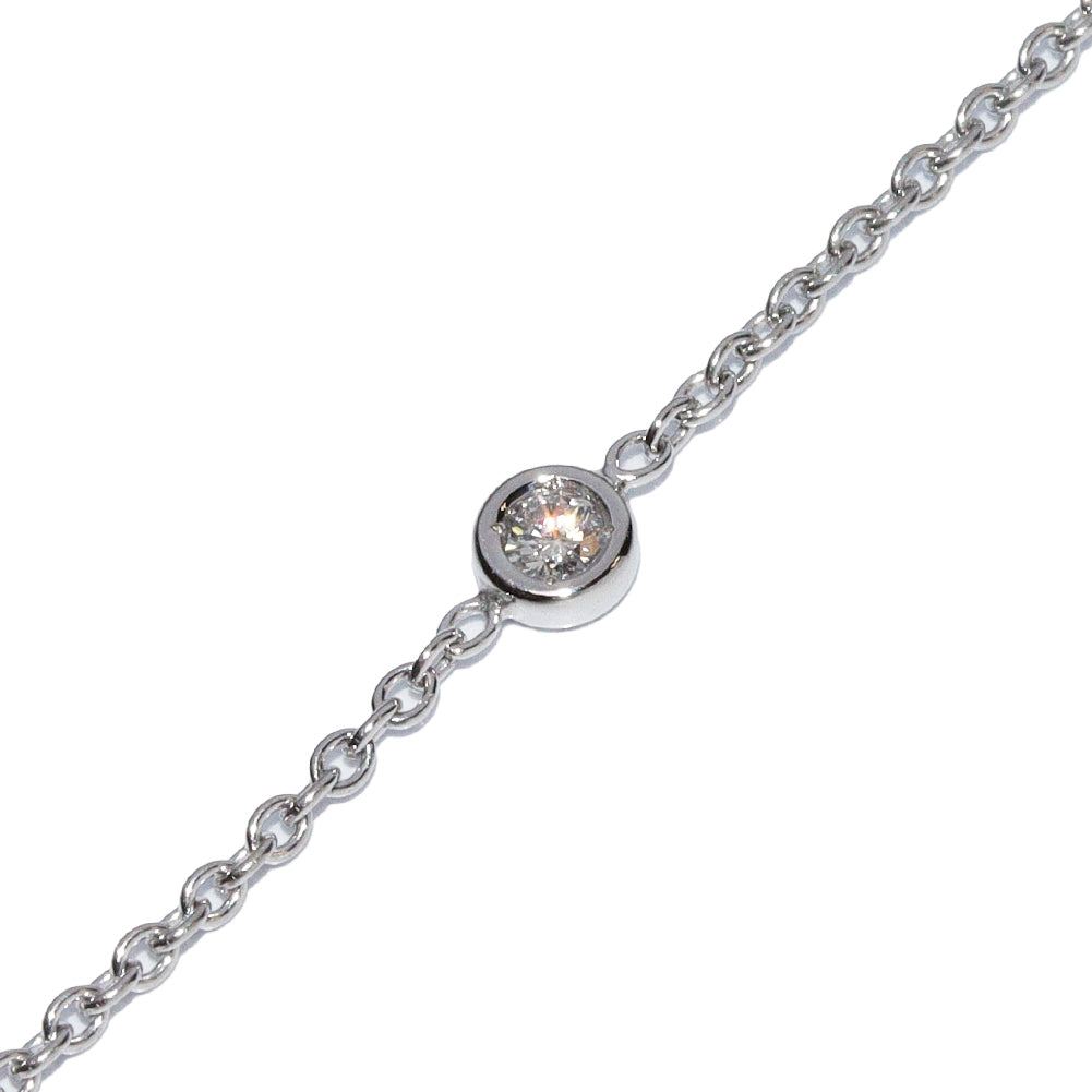 Dior K18WG White Gold Diamond Bracelet MIM95004