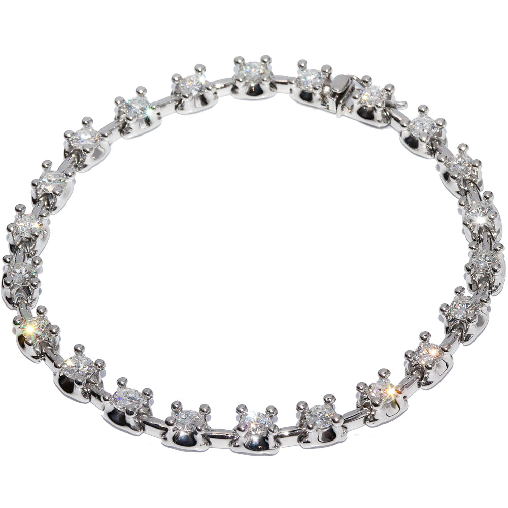 Pt850 Diamond Bracelet