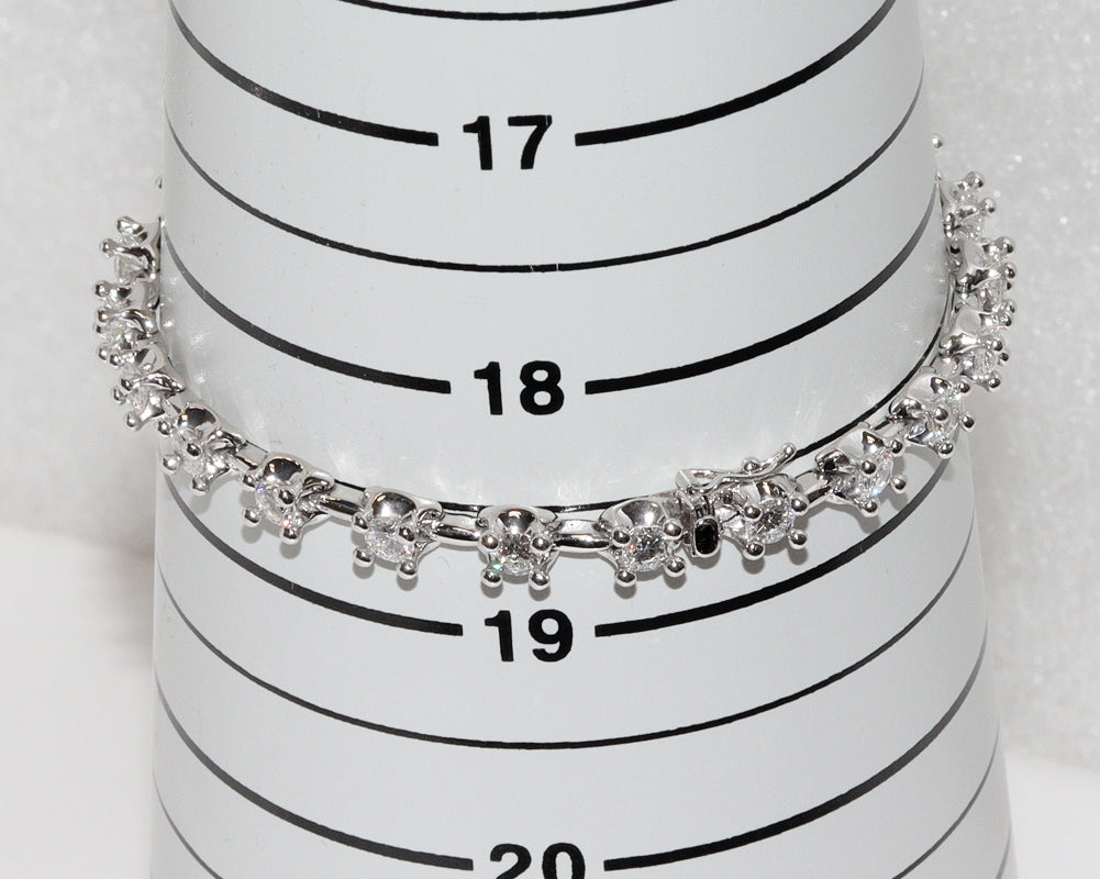 Pt850 Diamond Bracelet