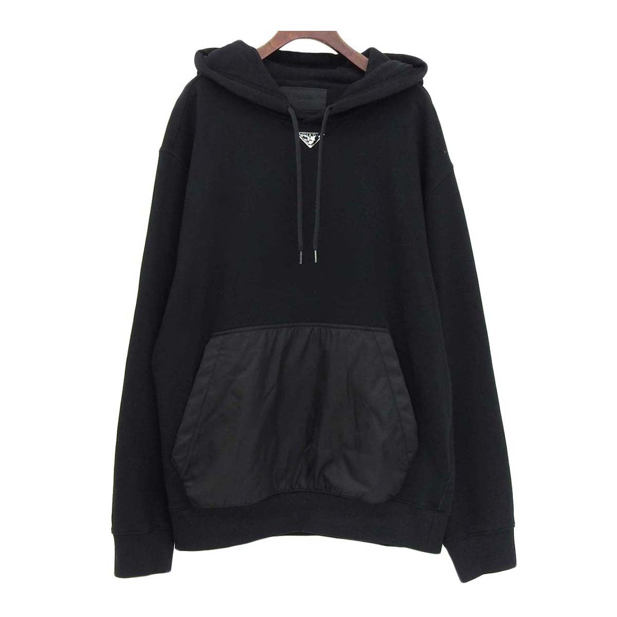 Prada Nylon Logo Hoodie UJL45B