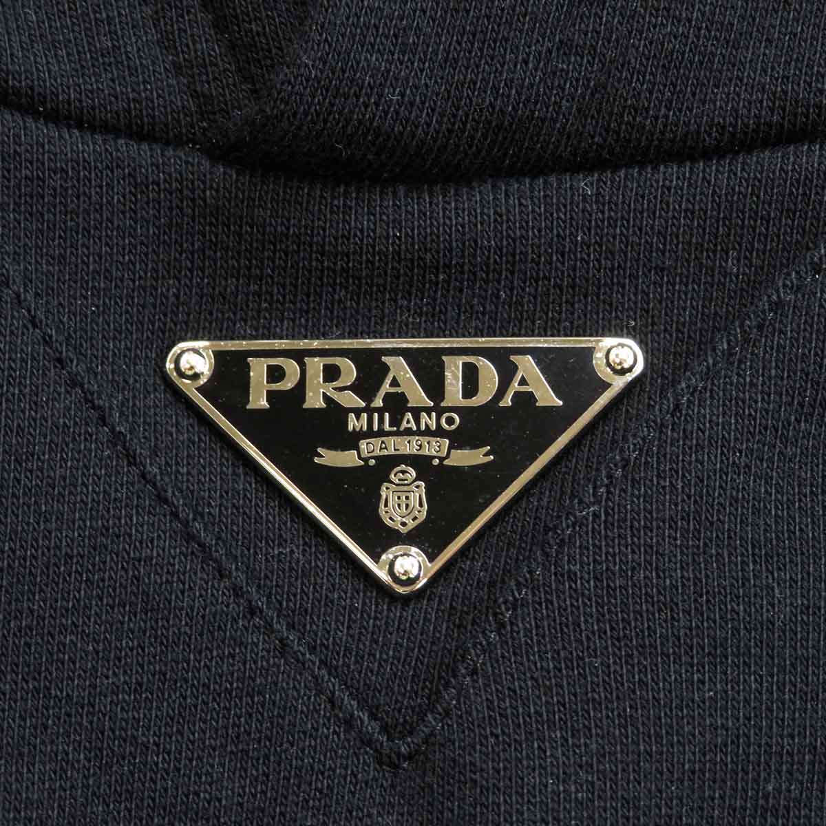 Prada Nylon Logo Hoodie UJL45B