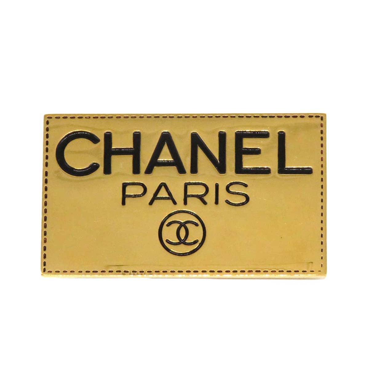 Chanel GP Logo Brooch