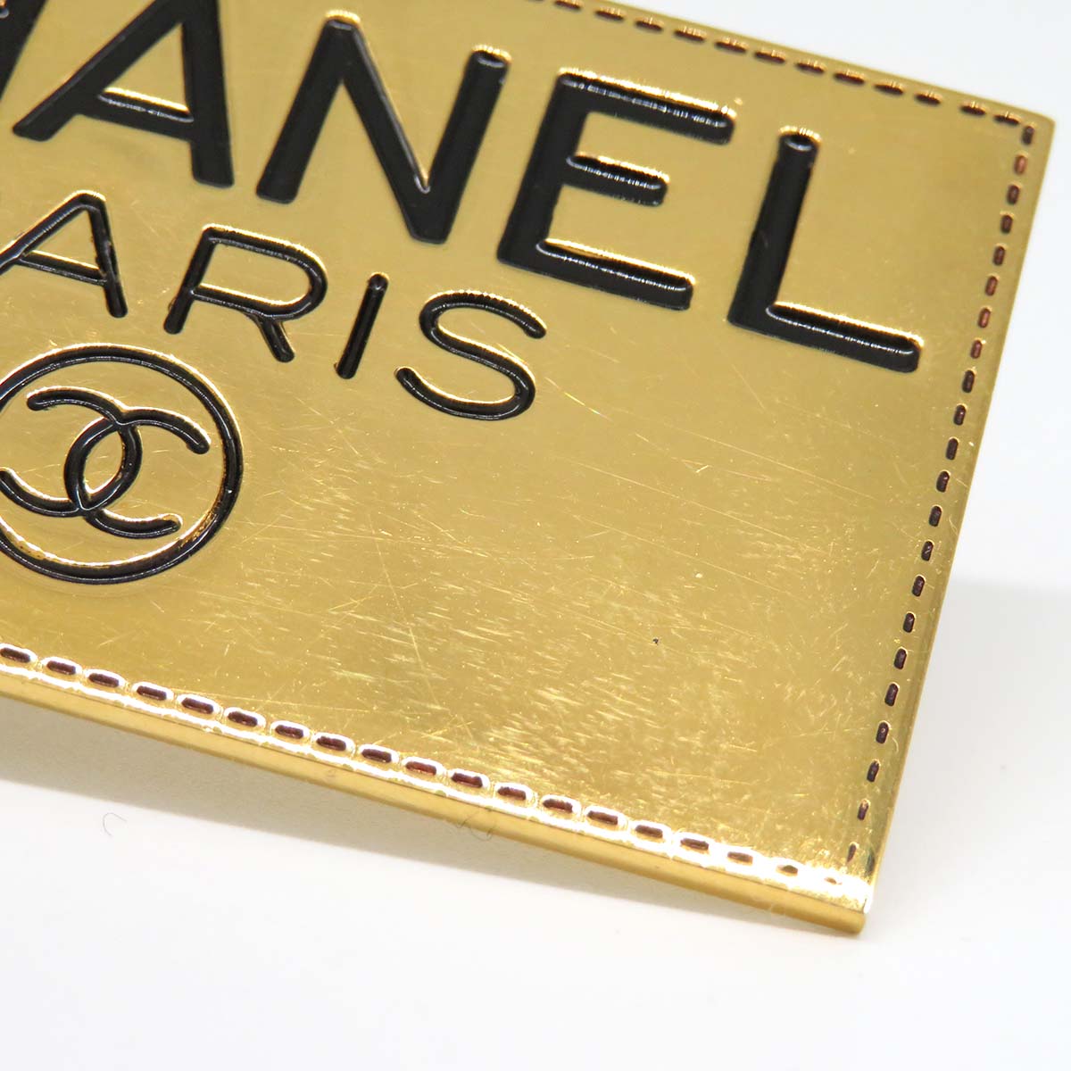 Chanel GP Logo Brooch