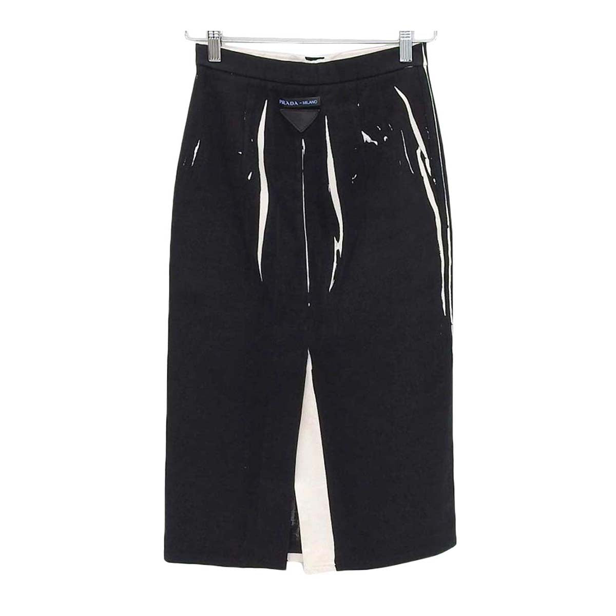 Prada Black Cotton Skirt