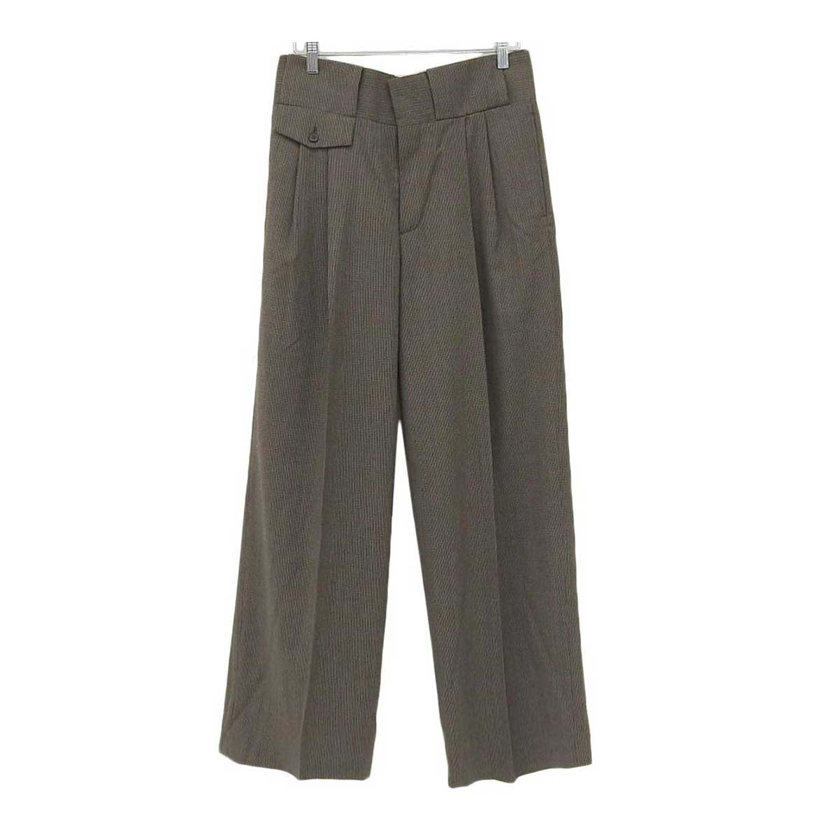 Maison Margiela Brown Check Pants