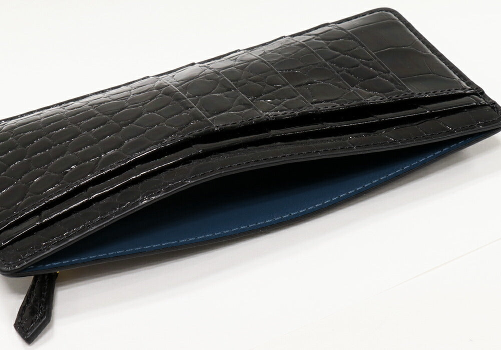 Crocodile Zipper Long Wallet Fragment Case