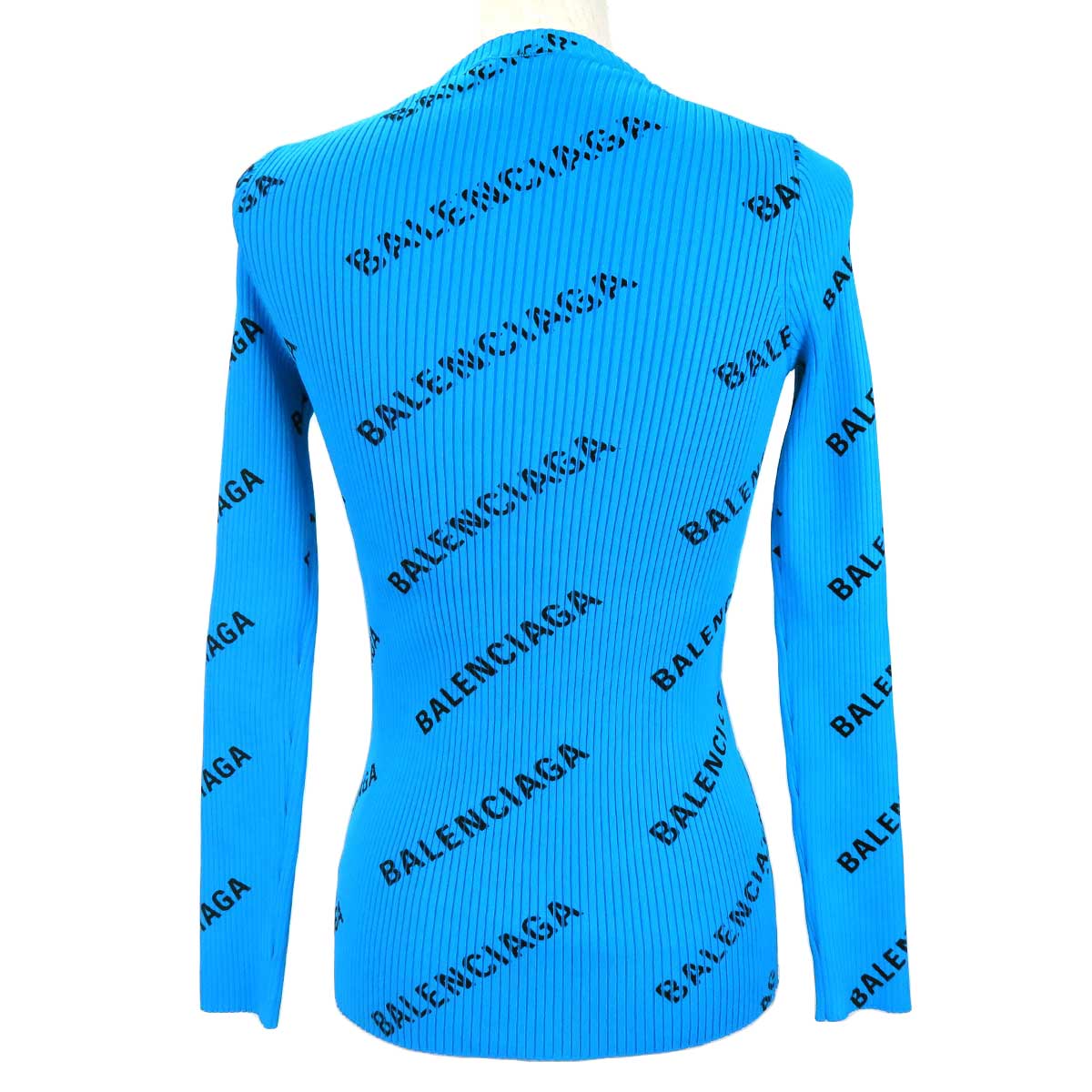 Balenciaga Knit Sweater Blue 570844