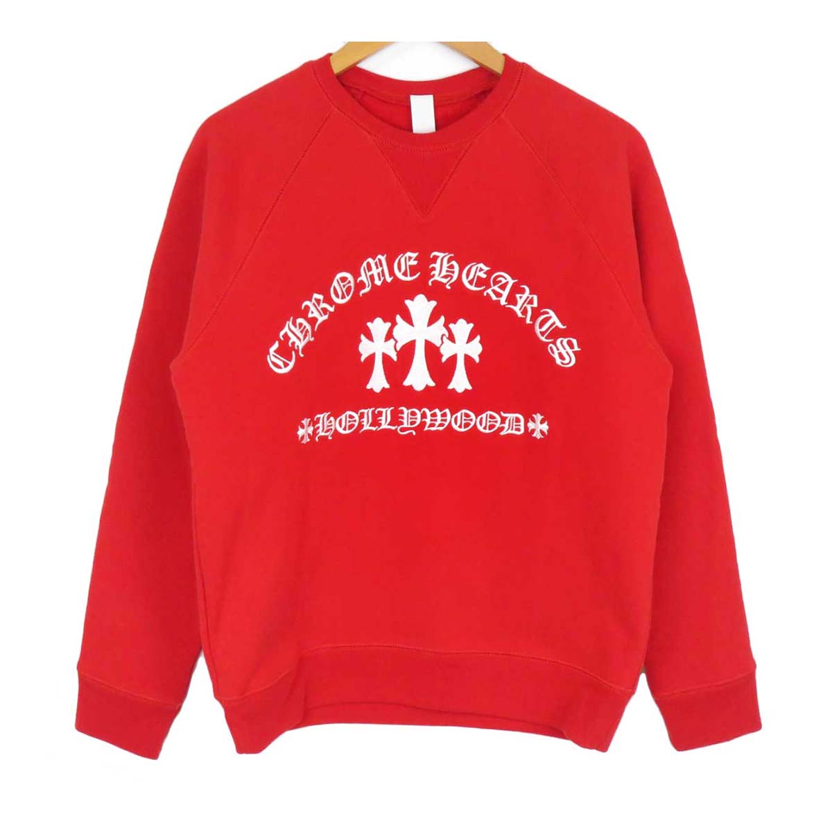 Chrome Hearts Red Trainer Crewneck Sweatshirt