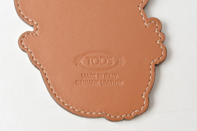 Tod's Leather Bag Charm Keychain Mermaid Limited Edition