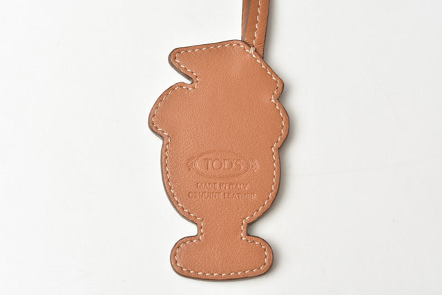 Tod's Leather Bag Charm Keychain