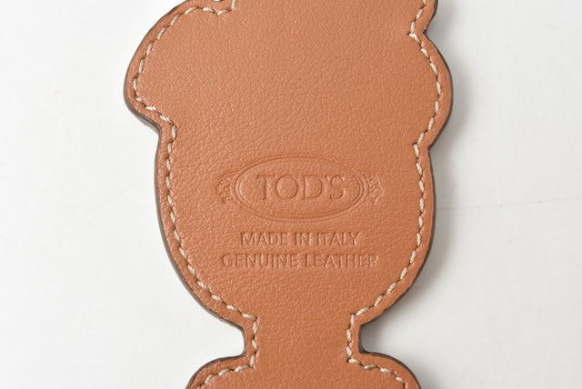 Tod's Leather Bag Charm Keychain