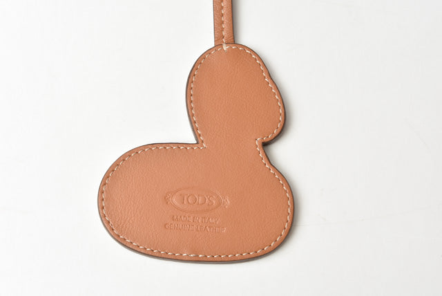 Tod's Leather Bag Charm Keychain Limited Edition