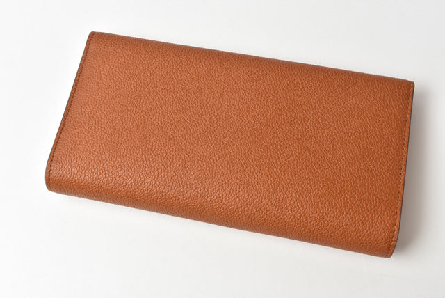 Tod's Leather Trifold Wallet Brown/Orange