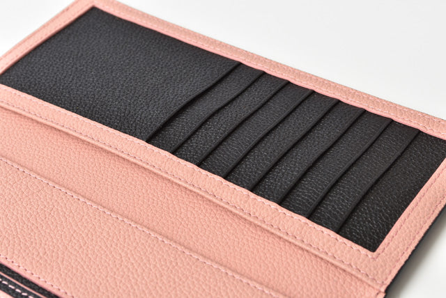 Tod's Leather Trifold Wallet Black/Pink