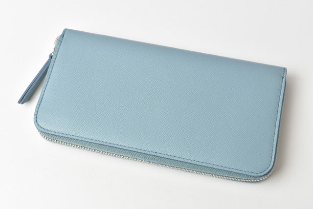 Tod's Leather Long Wallet Light Blue