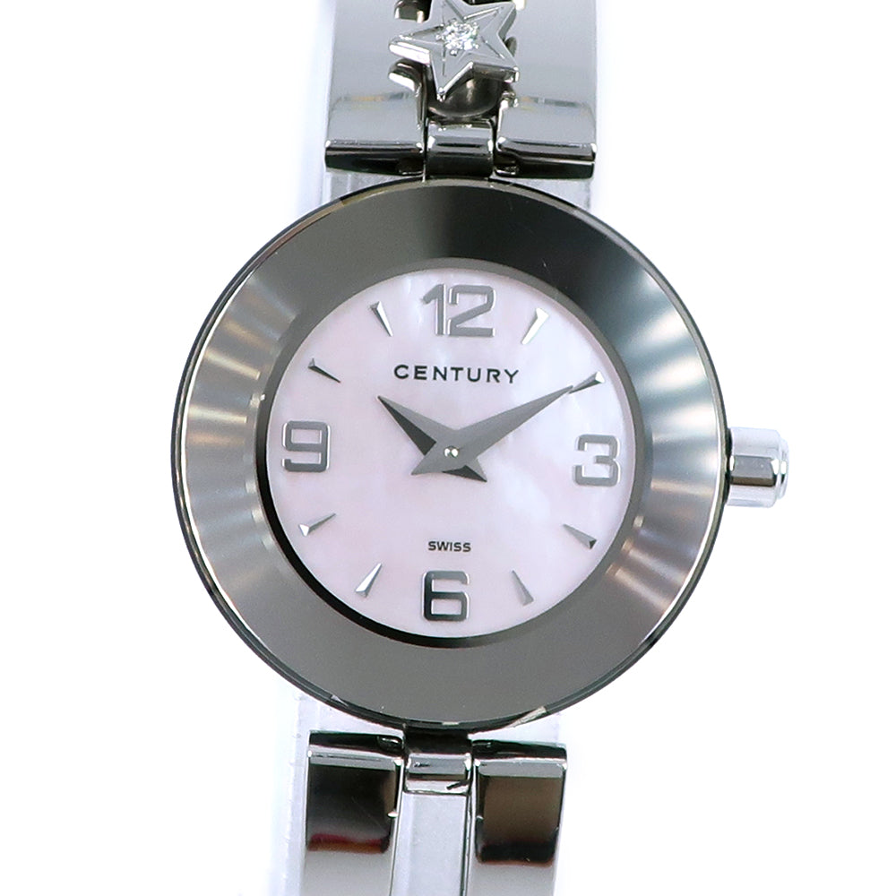 Century Time Gem Stainless Steel Quartz Watch