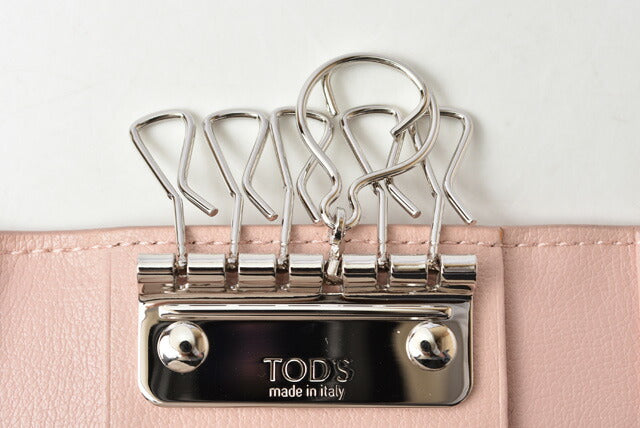 Tod's Leather Key Case Light Pink