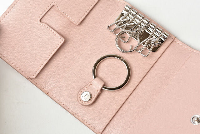 Tod's Leather Key Case Light Pink