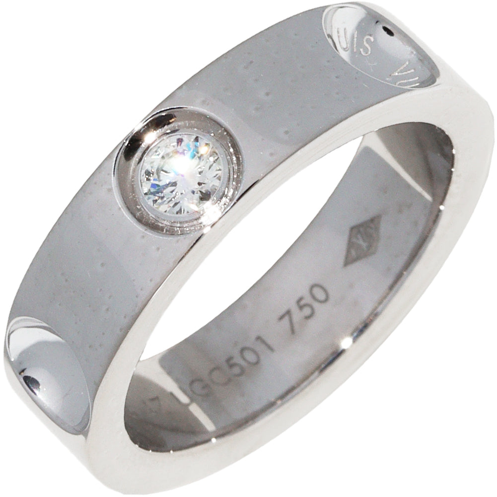 Louis Vuitton K18WG Diamond Ring Q9A03A