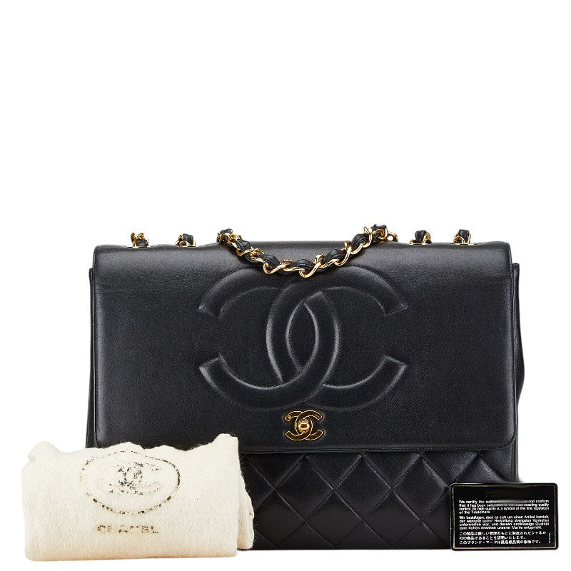 Chanel Matelasse Coco Mark Chain Shoulder Bag