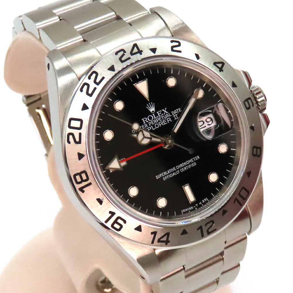 Rolex Explorer II 16570 Black Dial Stainless Steel