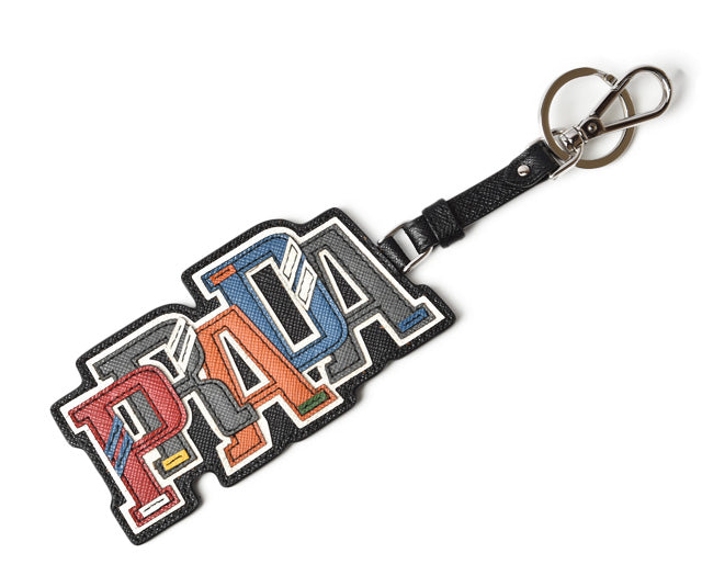 Prada Leather/Metal Keyring/Keychain/Bag Charm 2TL253