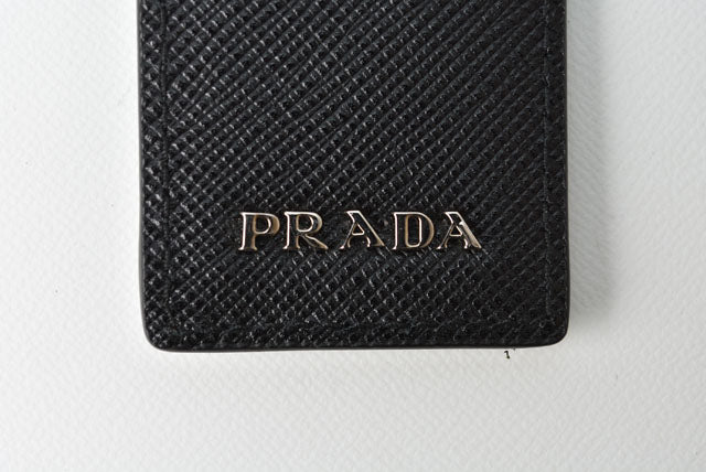 Prada Leather/Metal Keyring/Keychain/Bag Charm