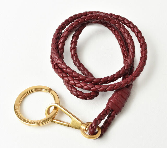 Bottega Veneta Leather Keyring/Neck Strap in Pristine Condition