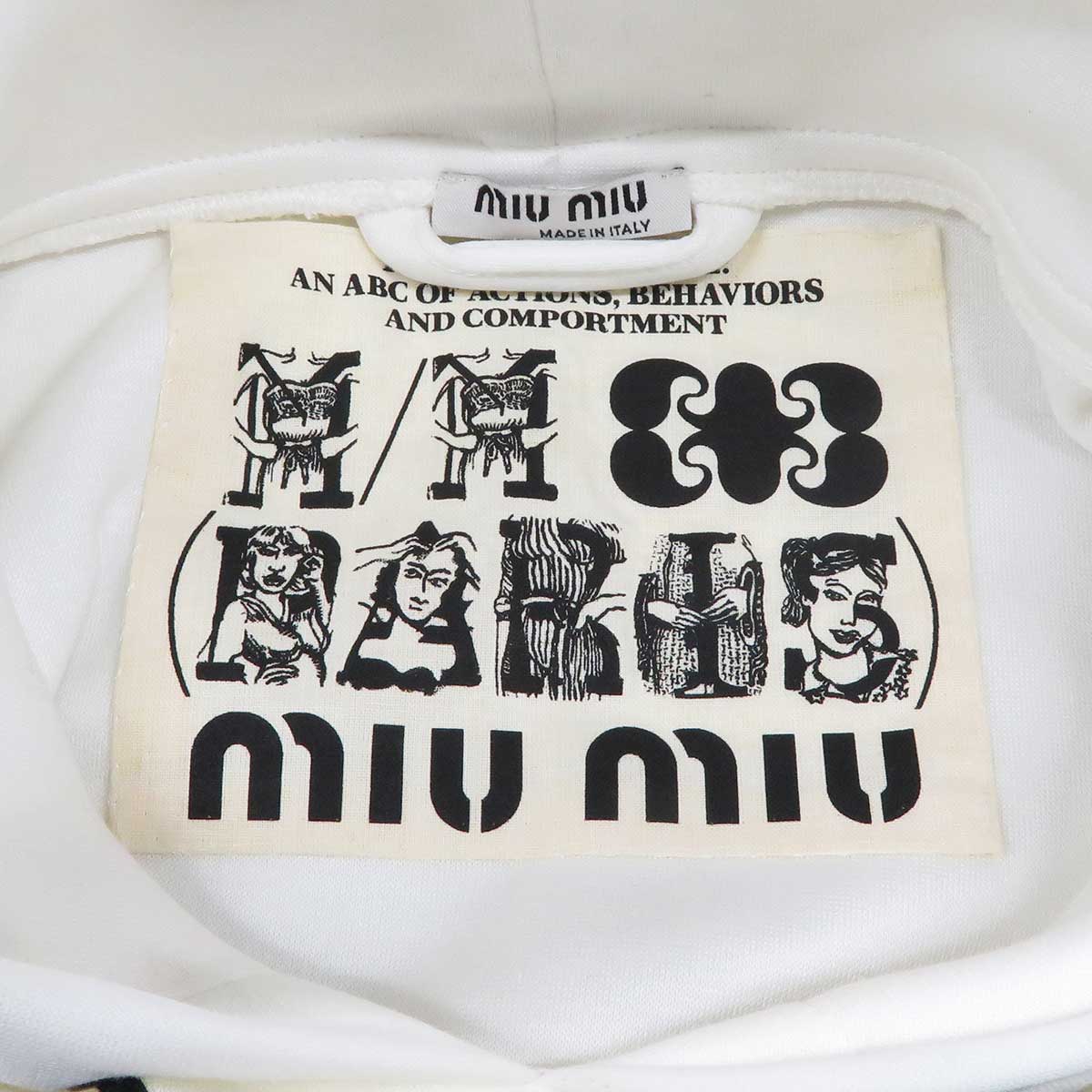 Miu Miu Hoodie MJL622 White