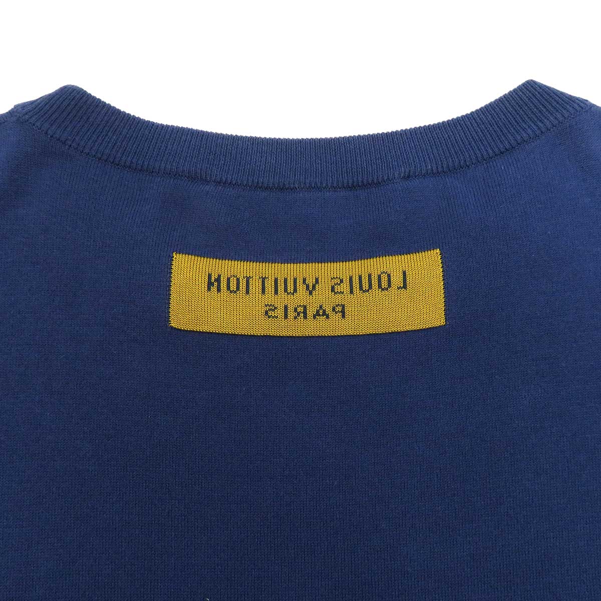 Louis Vuitton Short Sleeve Knit T-Shirt Navy