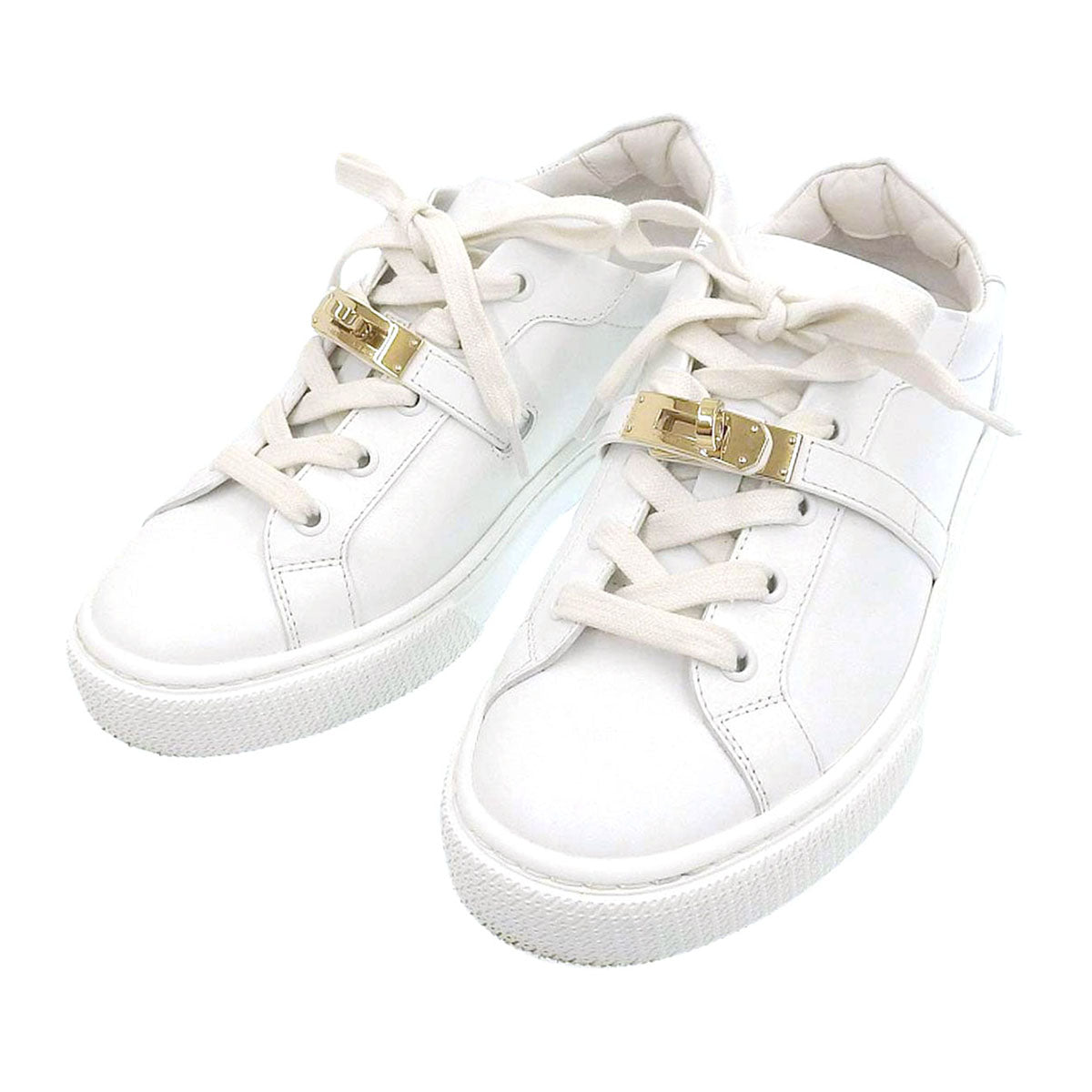 Hermes White Sneakers