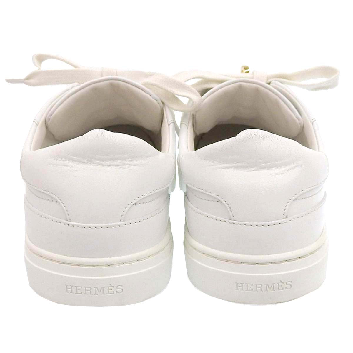 Hermes White Sneakers