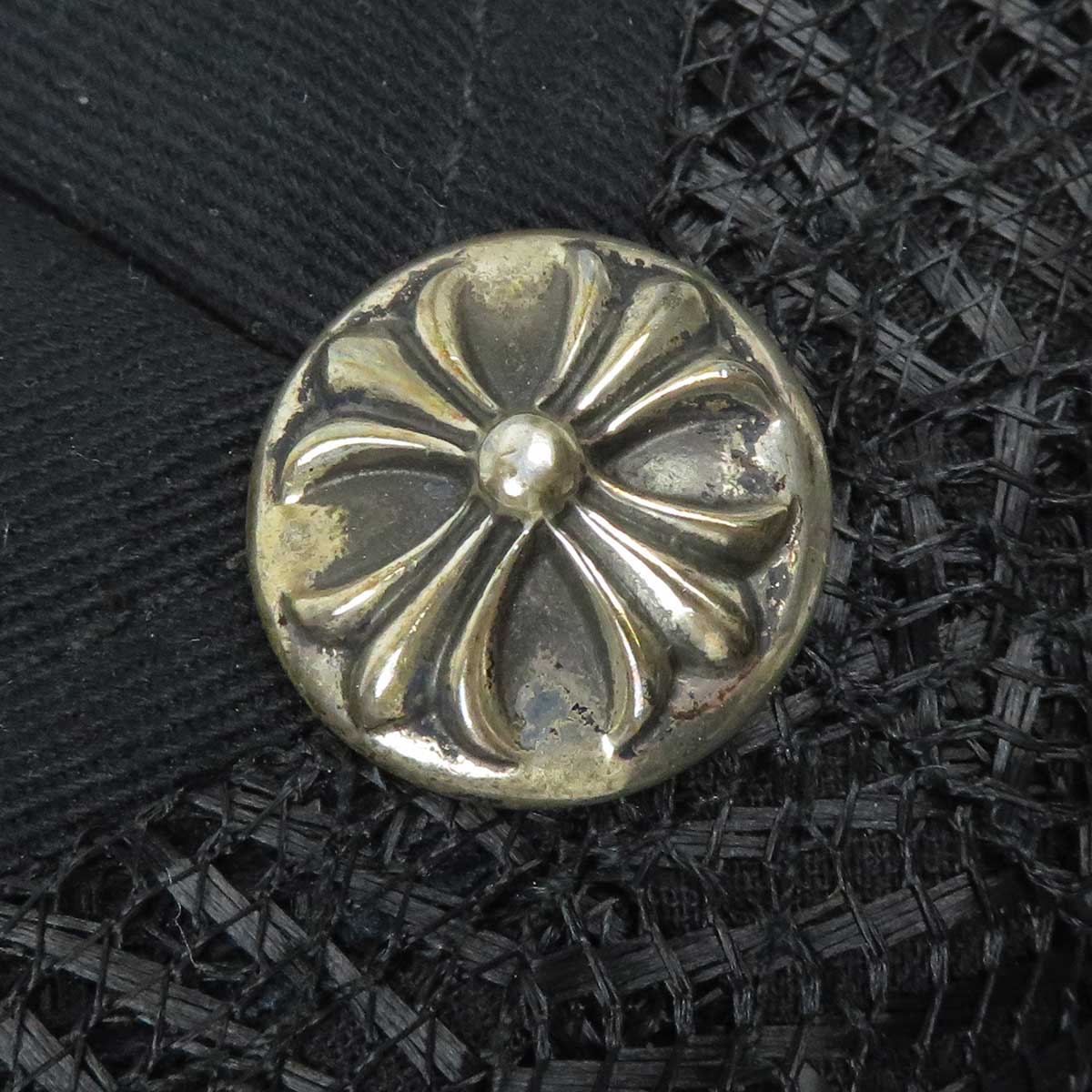 Chrome Hearts Black Trucker Cap