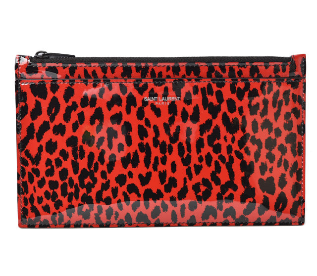 Saint Laurent Leopard Print Clutch Bag in Pristine Condition