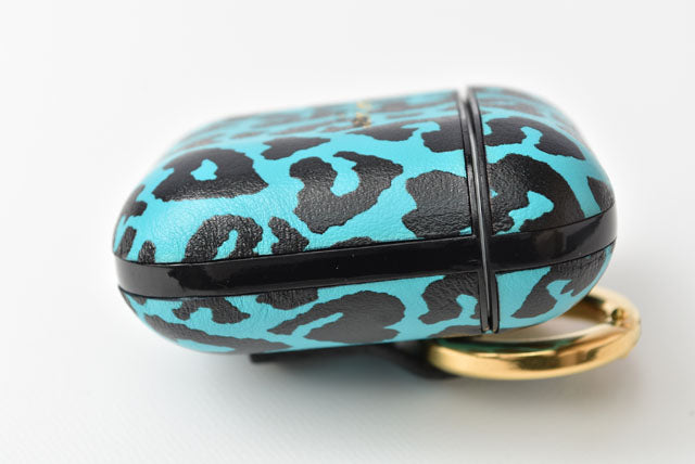 Yves Saint Laurent Leopard AirPods Case with Keyring