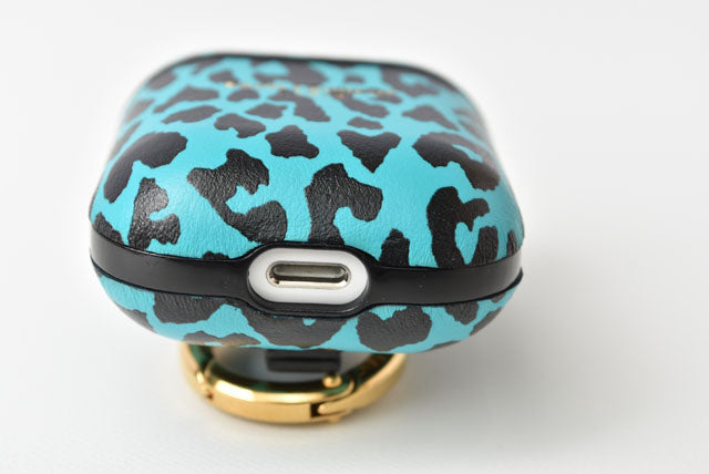 Yves Saint Laurent Leopard AirPods Case with Keyring