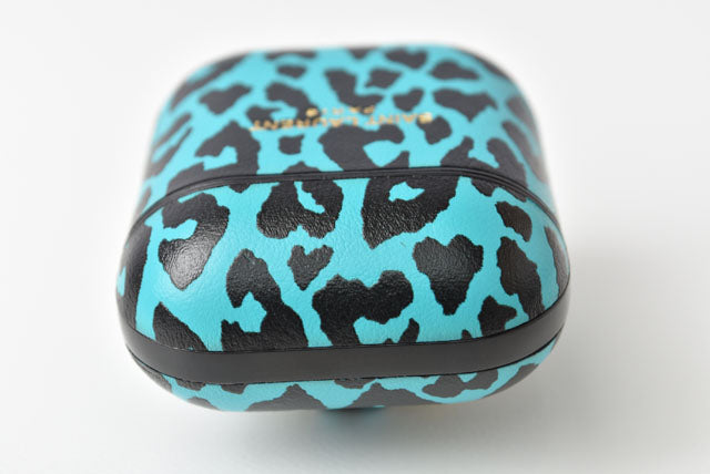 Yves Saint Laurent Leopard AirPods Case with Keyring