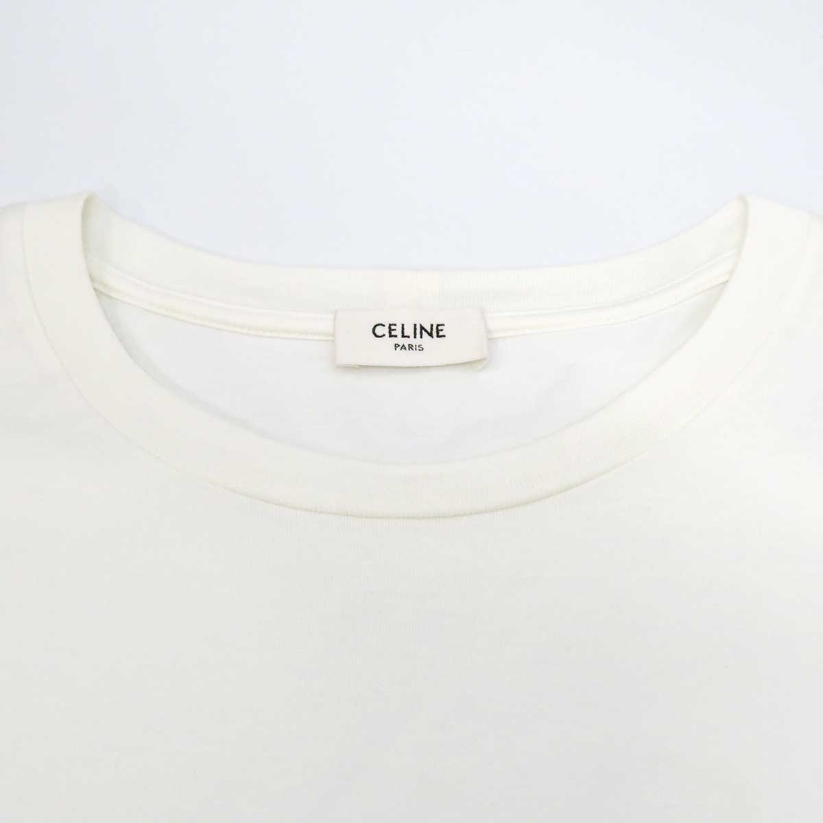 Celine Rhinestone Logo T-Shirt 2X47F671Q